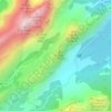 Mapa topográfico Penyal des Migdia, altitud, relieve