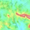 Mapa topográfico Paille, altitud, relieve