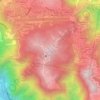 Mapa topográfico The Grove '55, altitud, relieve