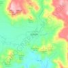 Mapa topográfico Achuapa, altitud, relieve