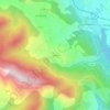 Mapa topográfico Le Fein, altitud, relieve