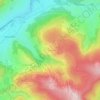 Mapa topográfico Les Goutteridos, altitud, relieve