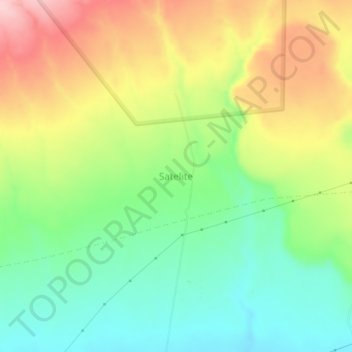 Mapa topográfico Satelite, altitud, relieve