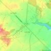 Mapa topográfico Branchu, altitud, relieve