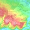 Mapa topográfico Nassen, altitud, relieve