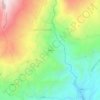 Mapa topográfico Golco, altitud, relieve