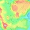 Mapa topográfico Tressac, altitud, relieve