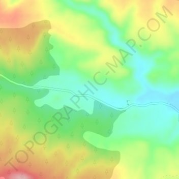 Mapa topográfico El Encaño, altitud, relieve