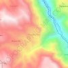 Mapa topográfico Muquecc Bajo, altitud, relieve
