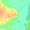 Mapa topográfico Novi Borovychi, altitud, relieve