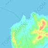 Mapa topográfico Canduyong, altitud, relieve