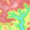 Mapa topográfico Lamargelle-aux-Bois, altitud, relieve