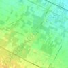 Mapa topográfico Calcara, altitud, relieve