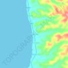 Mapa topográfico Caganhao, altitud, relieve