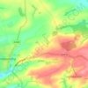 Mapa topográfico Great Lakes, altitud, relieve