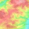 Mapa topográfico Fanoville, altitud, relieve