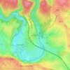 Mapa topográfico Lacuisine, altitud, relieve
