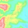 Mapa topográfico Bajo Chencoreni, altitud, relieve