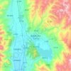 Mapa topográfico 西昌市 ꀒꎂꏃ, altitud, relieve