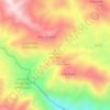 Mapa topográfico Simbuang Batuallo, altitud, relieve
