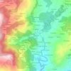 Mapa topográfico Os Doños, altitud, relieve