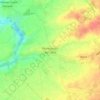 Mapa topográfico Montignies-lez-Lens, altitud, relieve