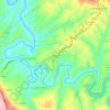 Mapa topográfico Mucelão, altitud, relieve