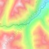 Mapa topográfico Muchac, altitud, relieve