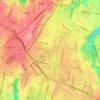 Mapa topográfico Zona 9, altitud, relieve