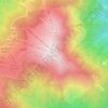 Mapa topográfico Monte Pora, altitud, relieve