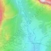 Mapa topográfico Cadin di Sotto, altitud, relieve