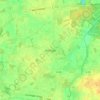 Mapa topográfico Vehlage, altitud, relieve