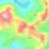 Mapa topográfico El Fraile, altitud, relieve