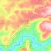 Mapa topográfico Qaaqaait El Jisr, altitud, relieve