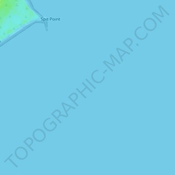 Mapa topográfico Western Port, altitud, relieve