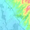 Mapa topográfico Cara Sucia, altitud, relieve