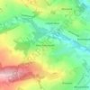Mapa topográfico New Brancepeth, altitud, relieve