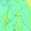 Mapa topográfico Fenton, altitud, relieve