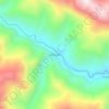 Mapa topográfico Alto Azata, altitud, relieve
