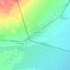 Mapa topográfico Pisiga Bolívar, altitud, relieve