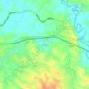 Mapa topográfico Kopo, altitud, relieve