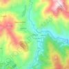 Mapa topográfico Libo-Ong, altitud, relieve