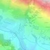 Mapa topográfico Les Foulons, altitud, relieve