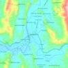 Mapa topográfico Naguilian, altitud, relieve