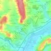 Mapa topográfico La Barassinière, altitud, relieve