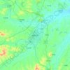 Mapa topográfico Meihekou, altitud, relieve