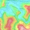 Mapa topográfico Au chêne l'attaque, altitud, relieve