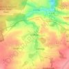 Mapa topográfico Großaga, altitud, relieve