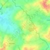 Mapa topográfico Ogimont, altitud, relieve