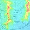 Mapa topográfico San Diego, altitud, relieve